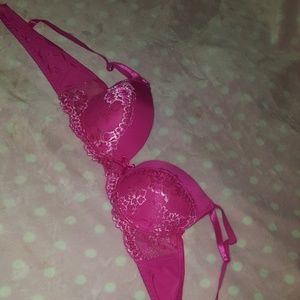Pink bra